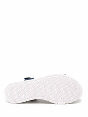 Sandali zeppa Blu Valleverde