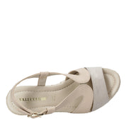 Sandali zeppa Beige Valleverde