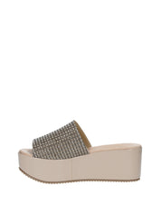 Sandali zeppa Beige Grace Shoes