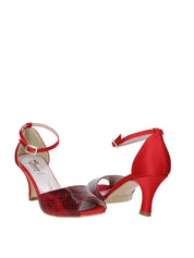 Sandali tacco Rosso Grace Shoes