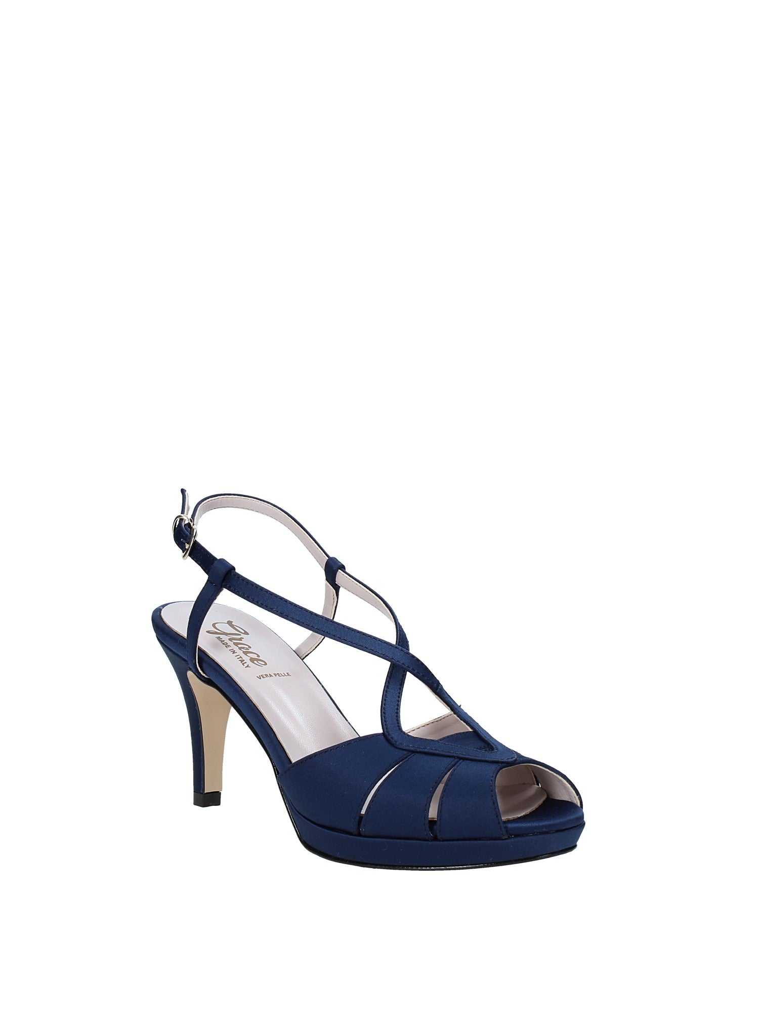 Sandali tacco Blu Grace Shoes