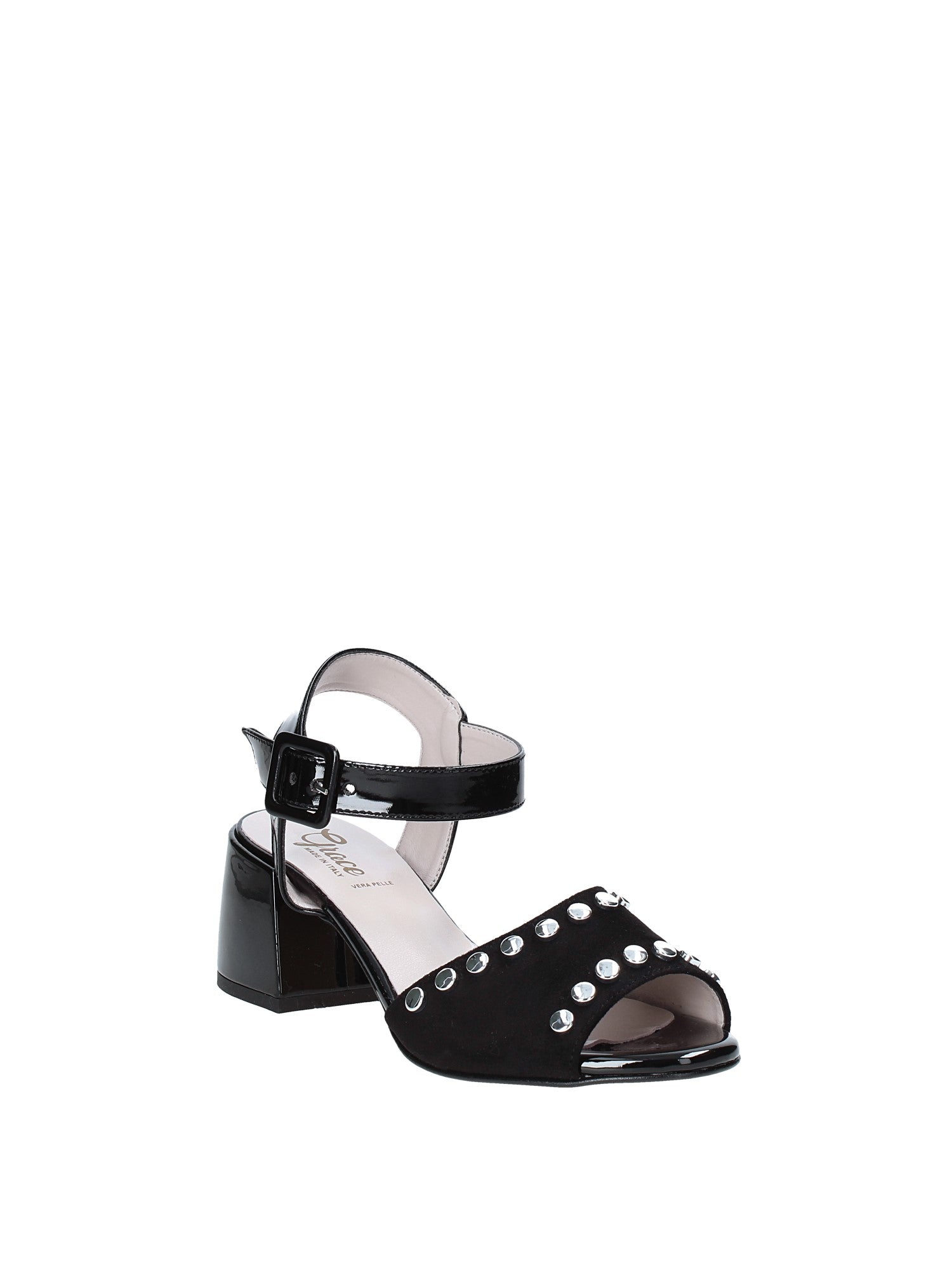 Sandali tacco Nero Grace Shoes