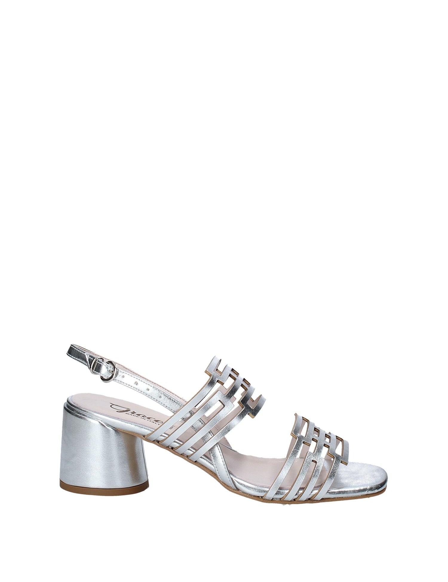 Sandali tacco Argentato Grace Shoes