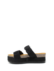 Sandali zeppa Nero Exe'