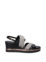 Sandali zeppa Nero Inuovo