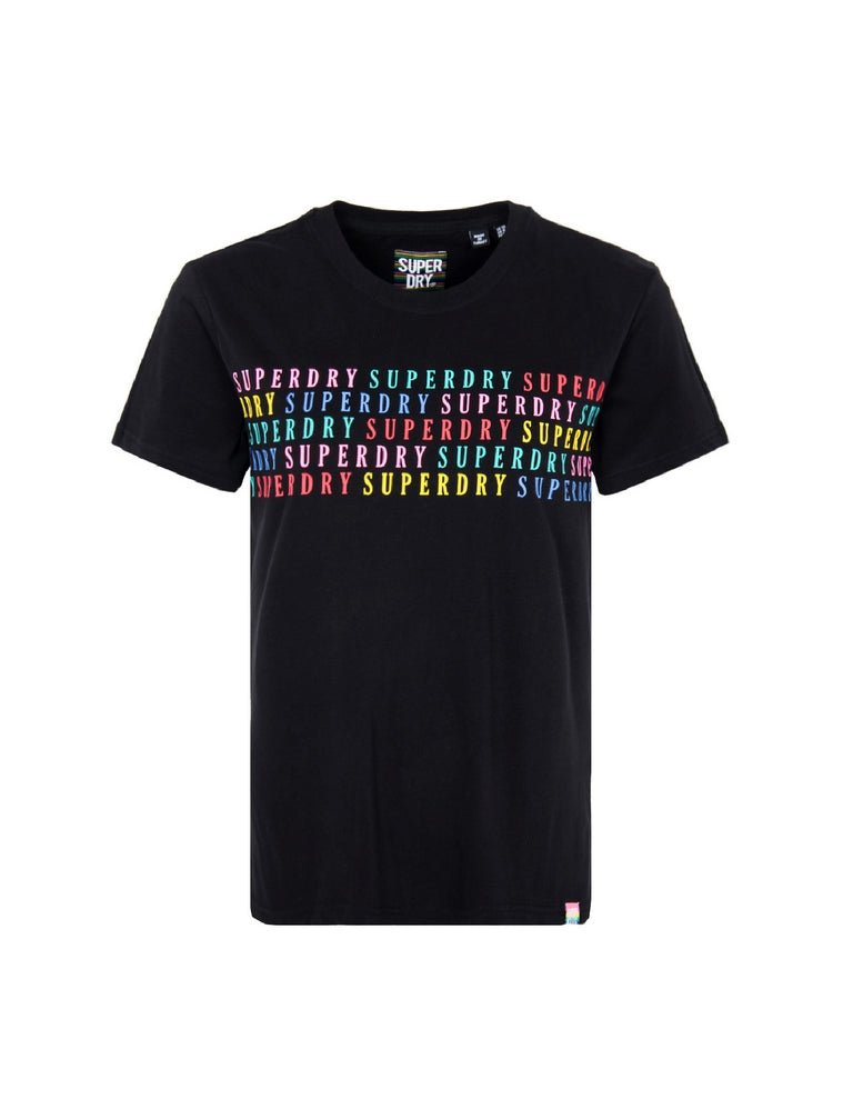 T-shirt Nero Superdry