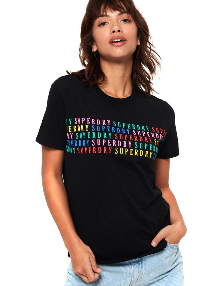 T-shirt Nero Superdry