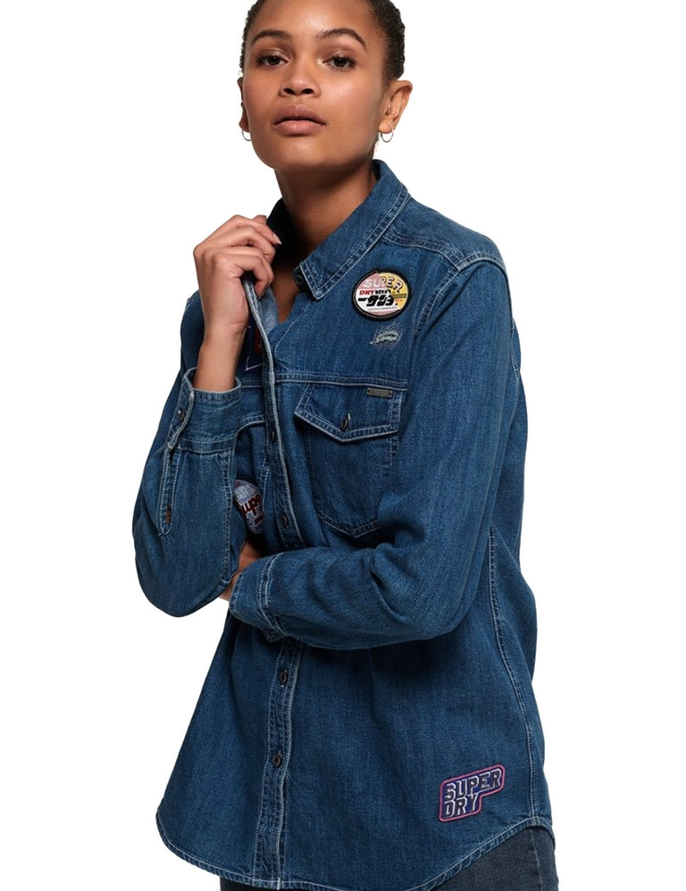 Camicie Blu Superdry