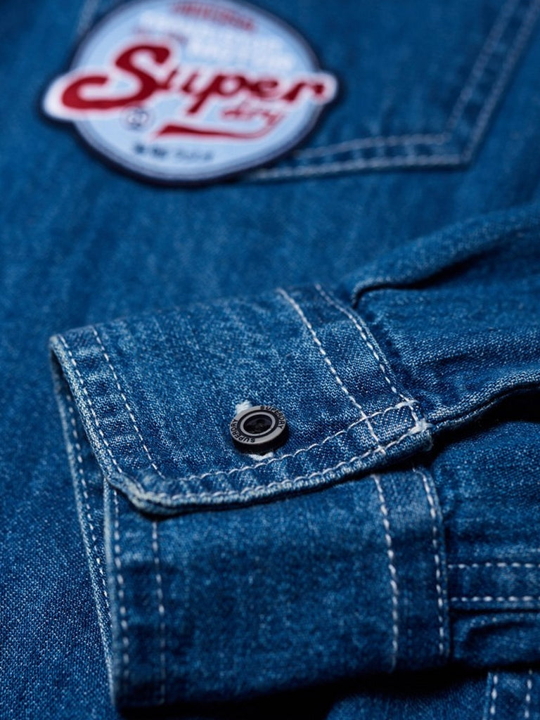 Camicie Blu Superdry