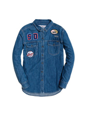 Camicie Blu Superdry