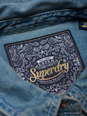 Camicie Blu Chiaro Superdry