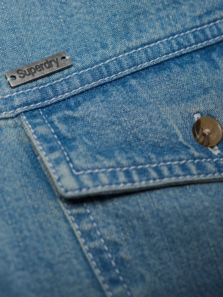 Camicie Blu Chiaro Superdry