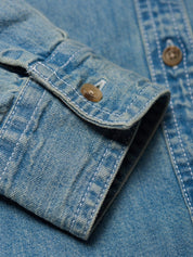 Camicie Blu Chiaro Superdry