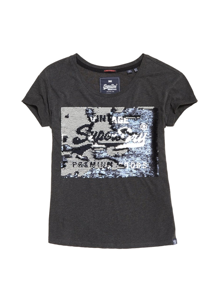 T-shirt Grigio Superdry