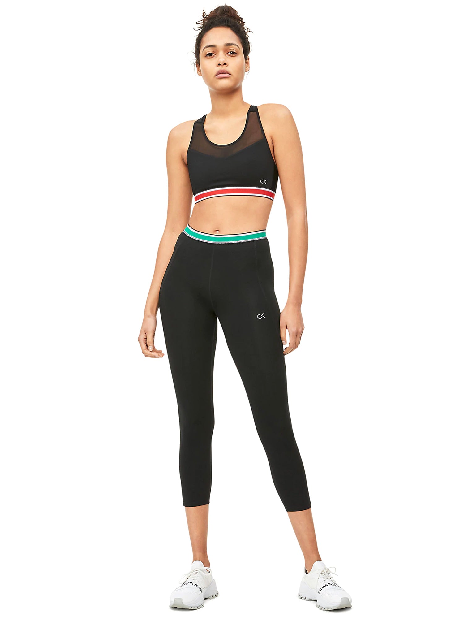 Top e canotte Nero Calvin Klein