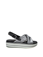 Sandali zeppa Grigio Wrangler