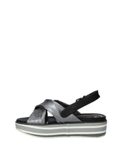 Sandali zeppa Grigio Wrangler