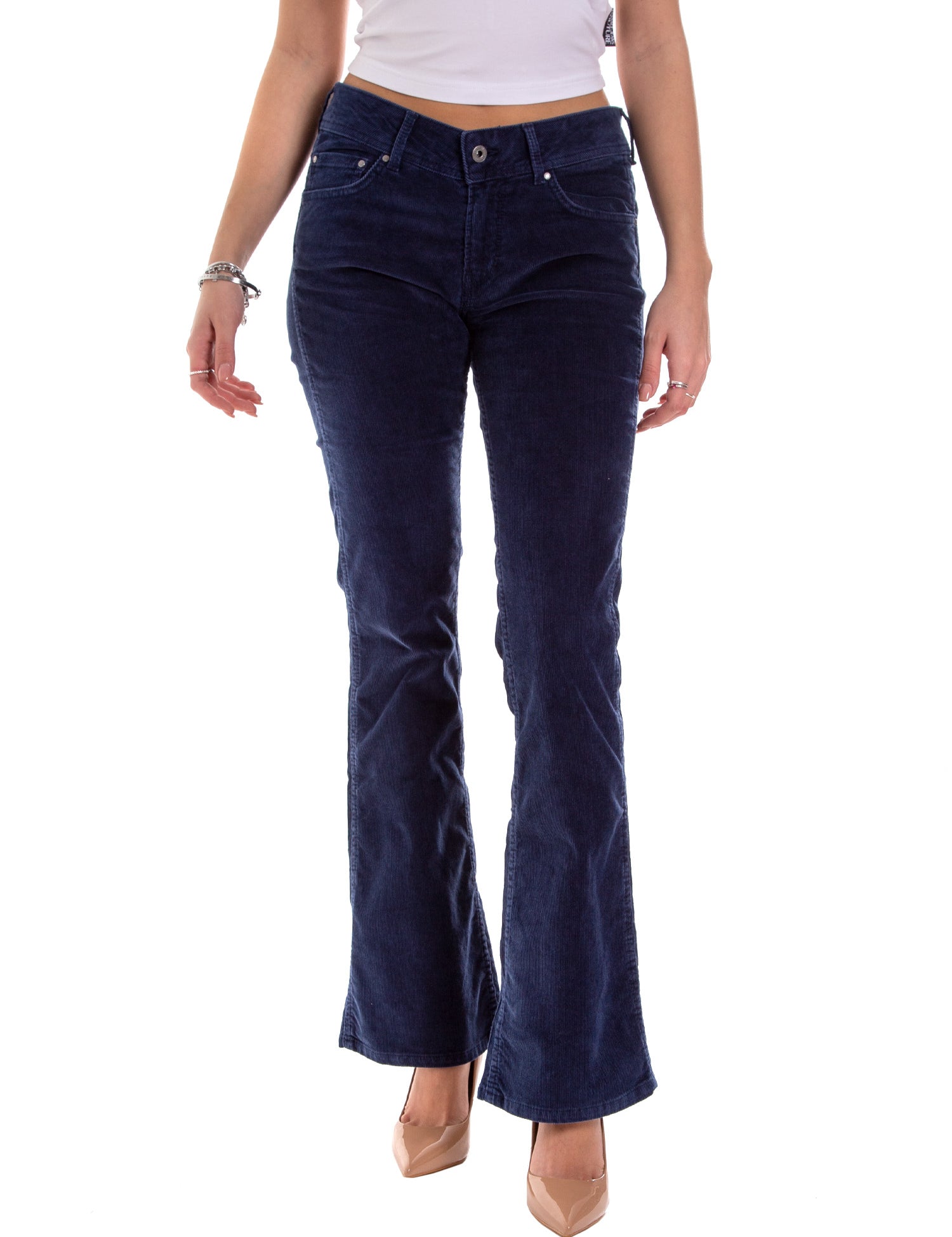 Pantaloni Blu Pepe Jeans