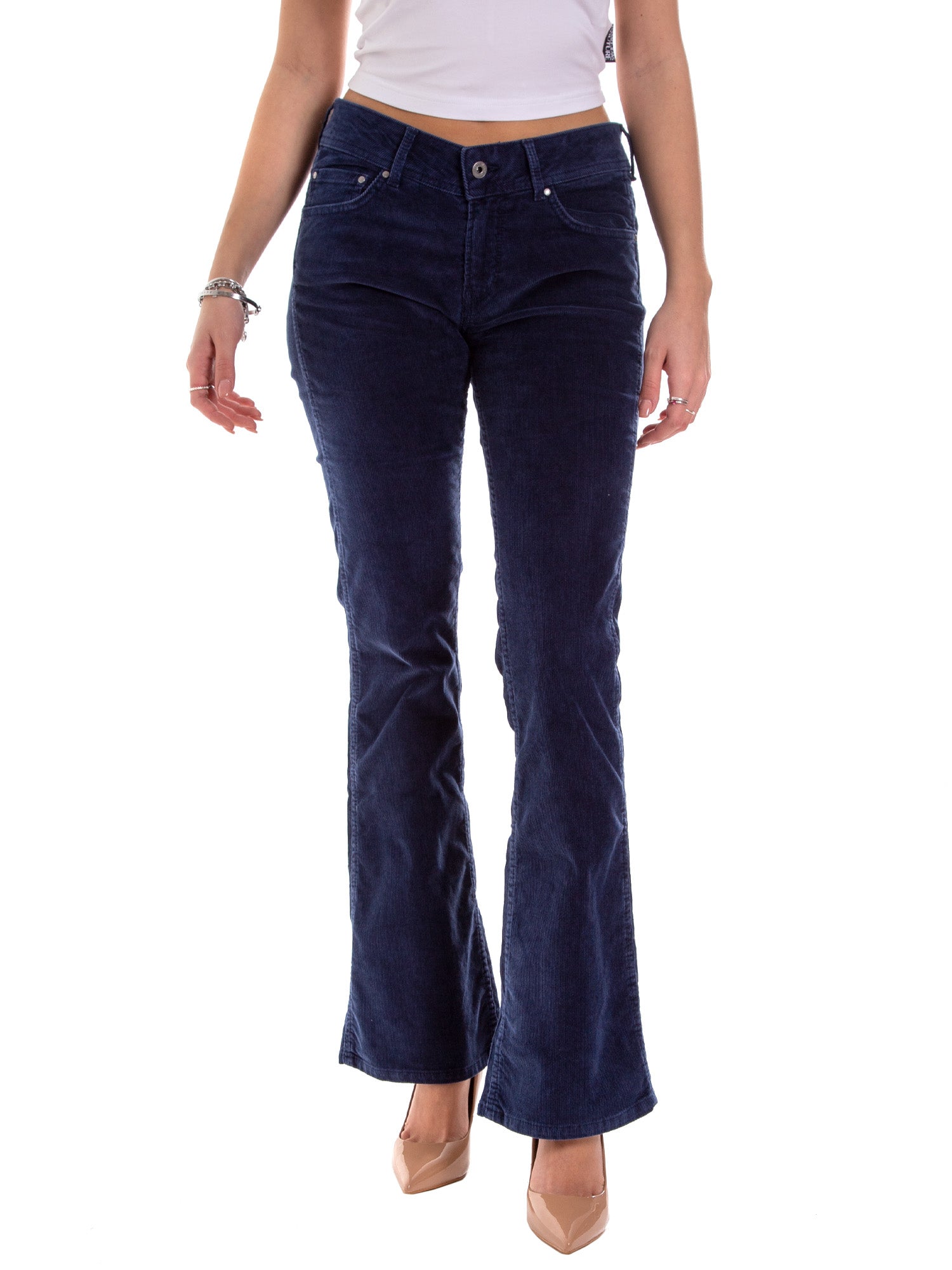 Pantaloni Blu Pepe Jeans
