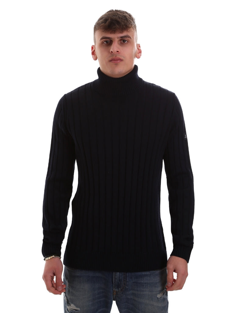 Maglie a collo alto Blu Navigare