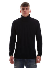 Maglie a collo alto Blu Navigare