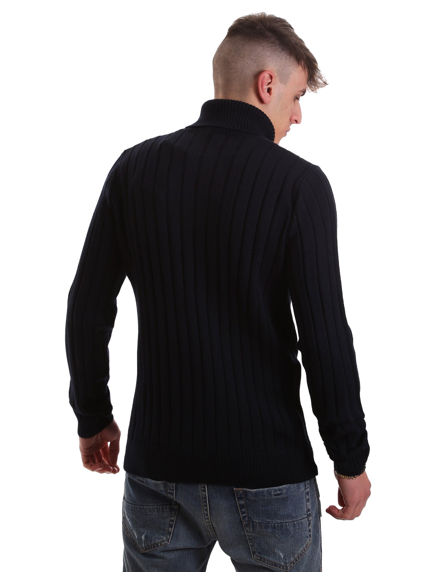 Maglie a collo alto Blu Navigare