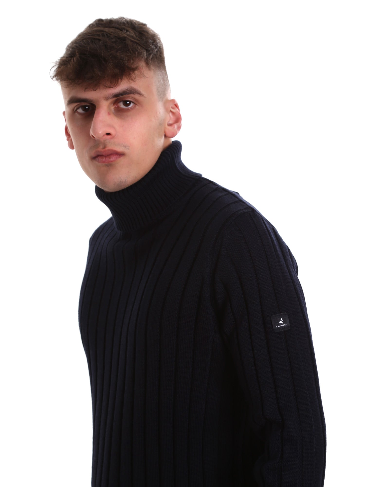 Maglie a collo alto Blu Navigare