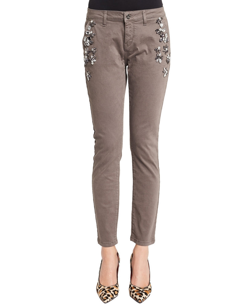 Pantaloni Grigio Denny Rose