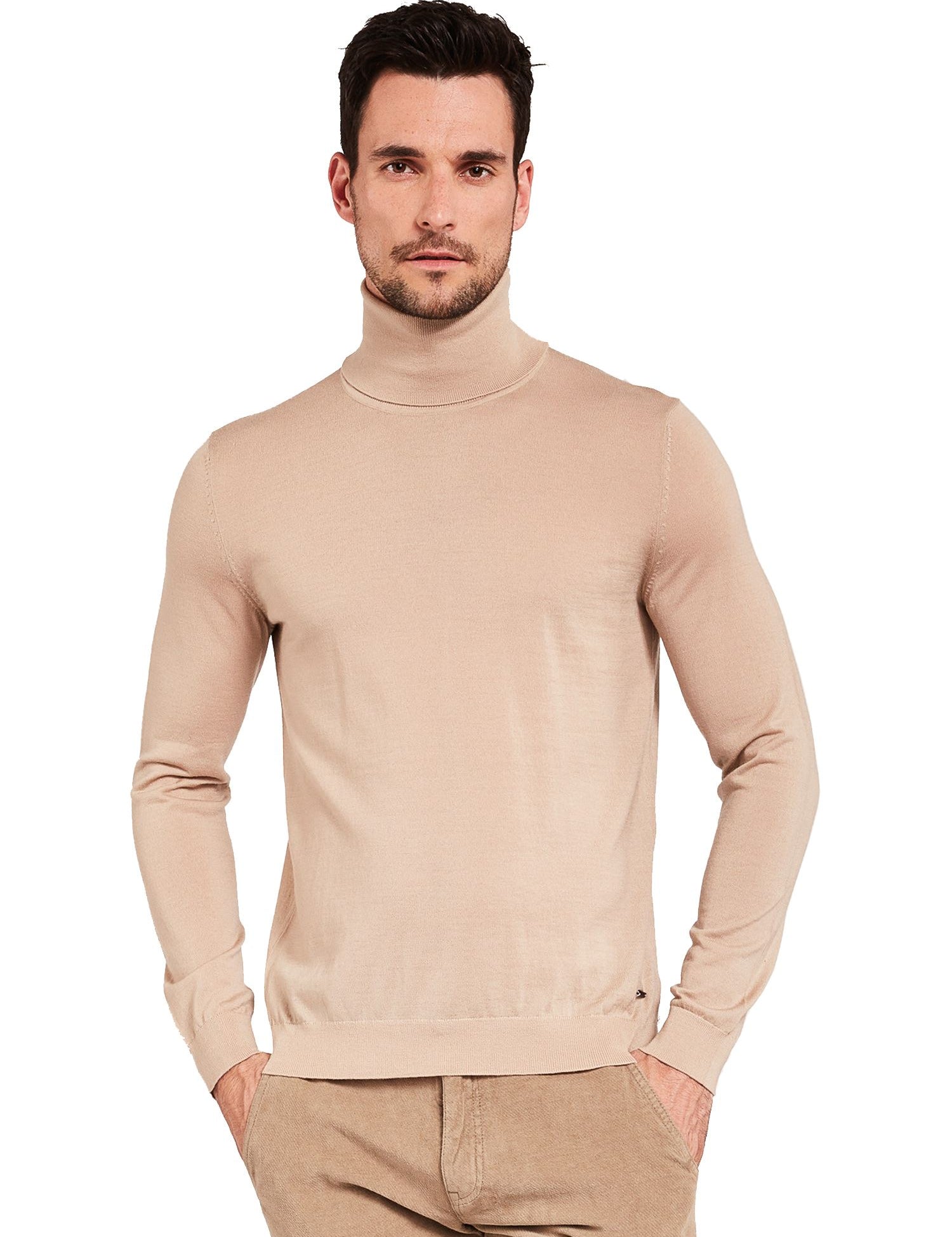 Maglie a collo alto Beige Gaudi