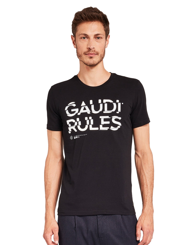 T-shirt Nero Gaudi
