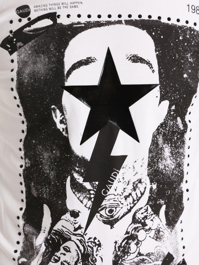 T-shirt Bianco Gaudi
