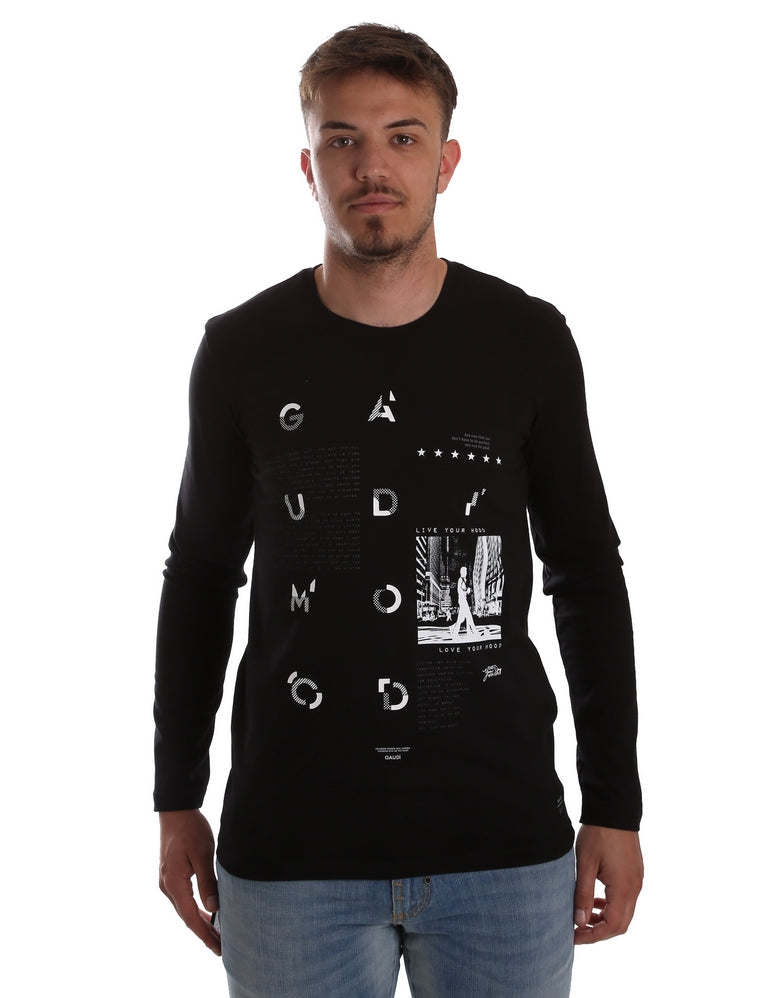 T-shirt Nero Gaudi
