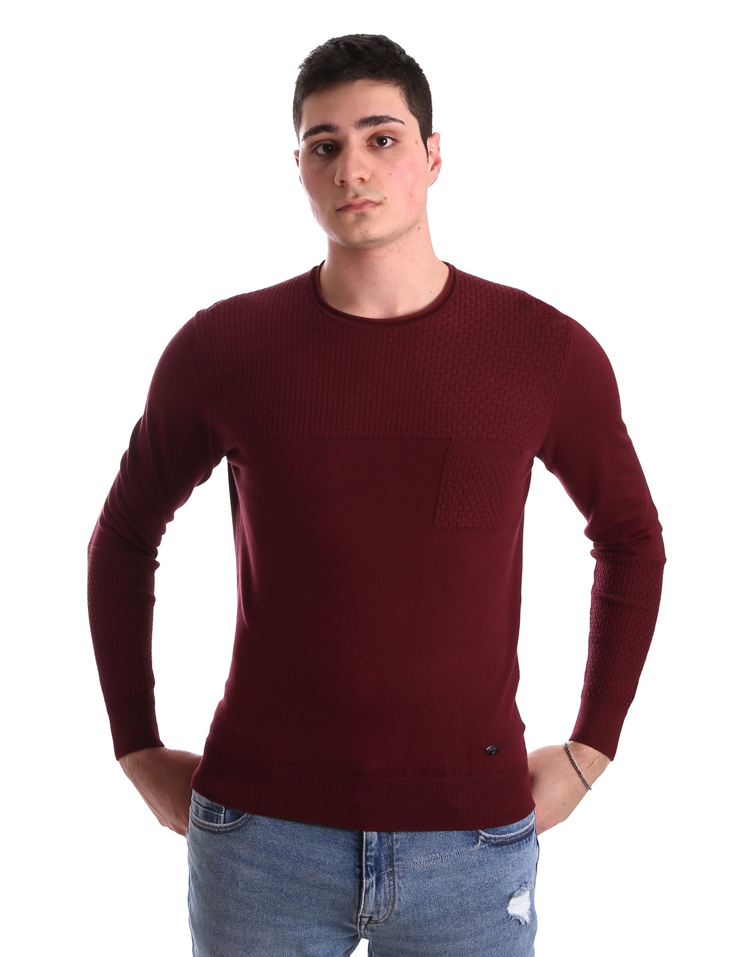 Maglioncini Bordeaux Gaudi Jeans