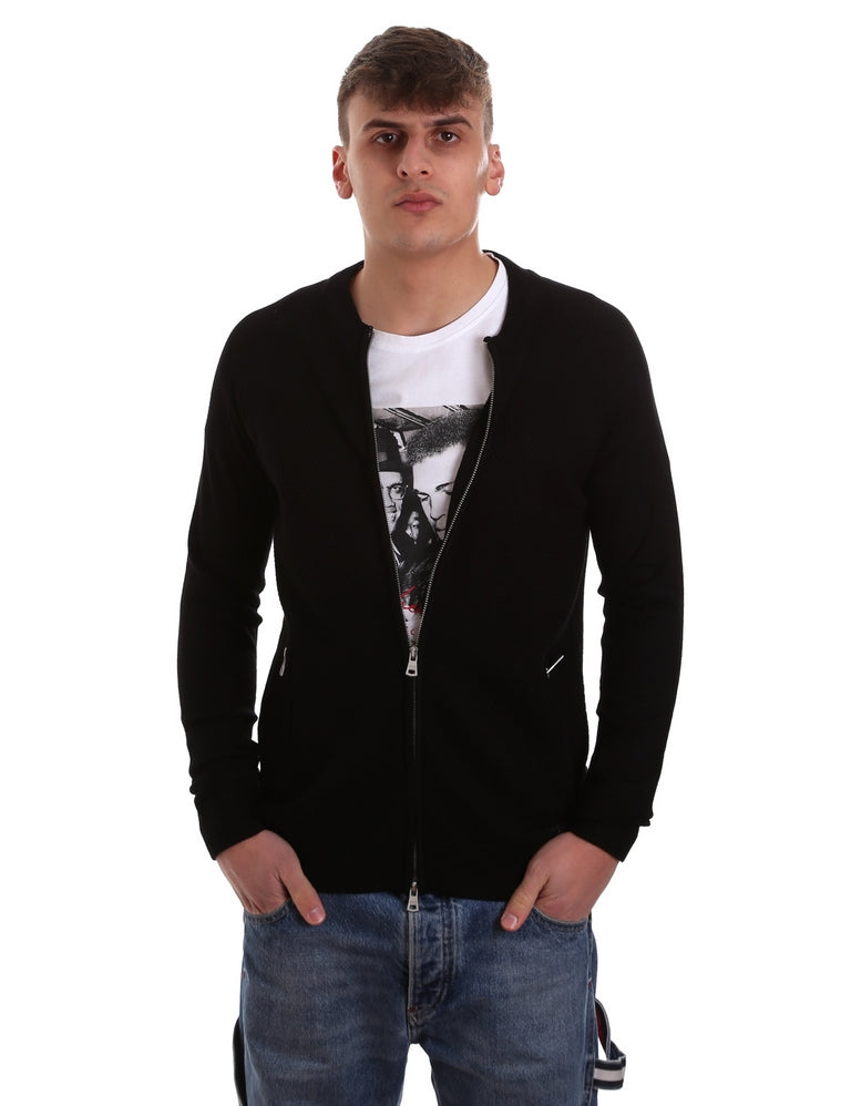 Cardigan Nero Gaudi Jeans
