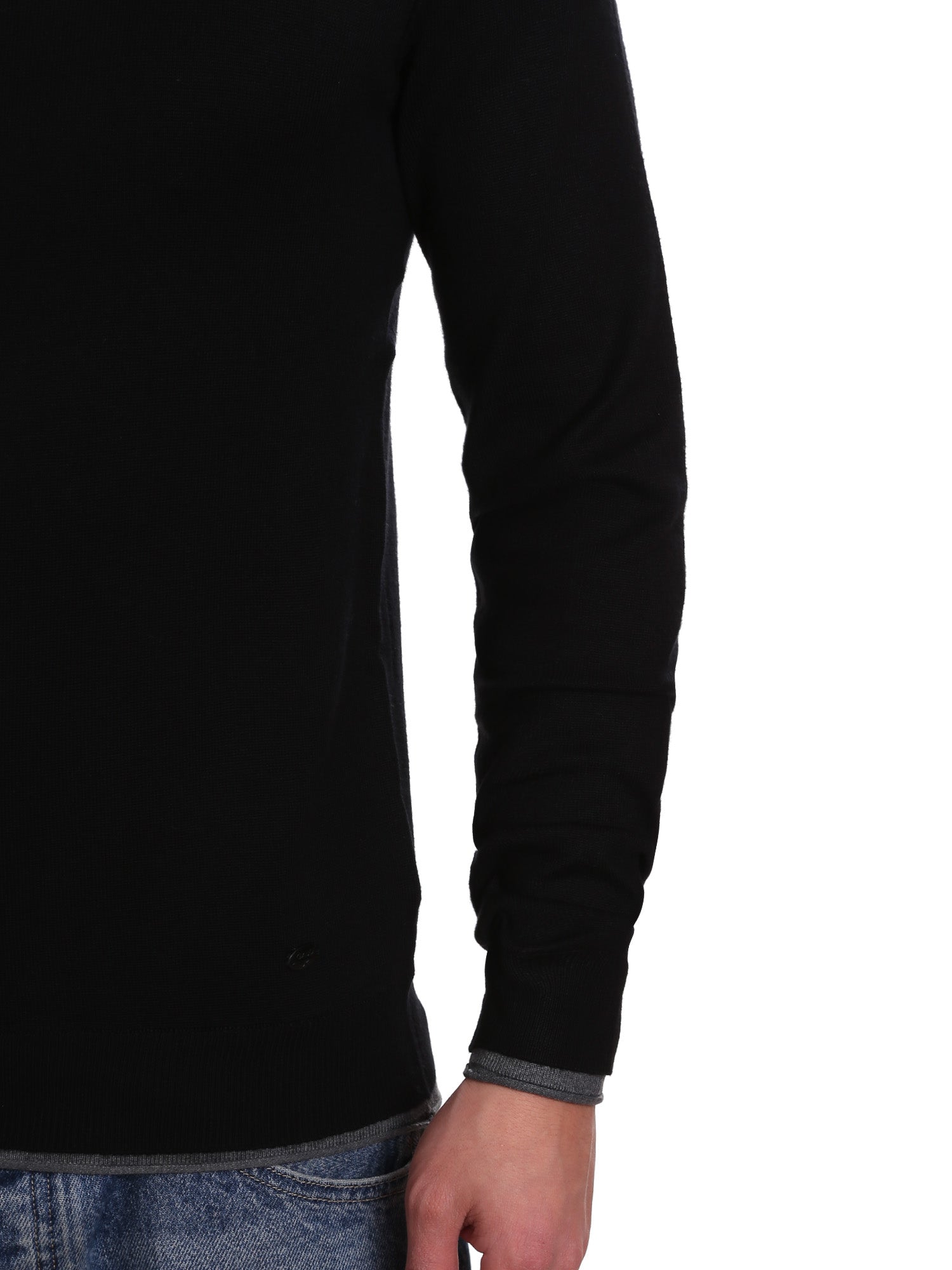 Maglie a collo alto Nero Gaudi Jeans