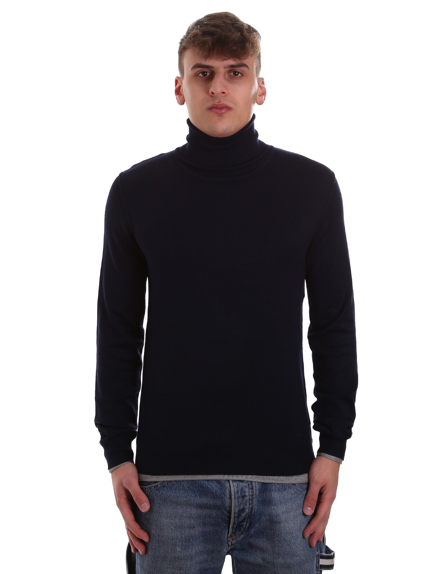 Maglie a collo alto Blu Gaudi Jeans