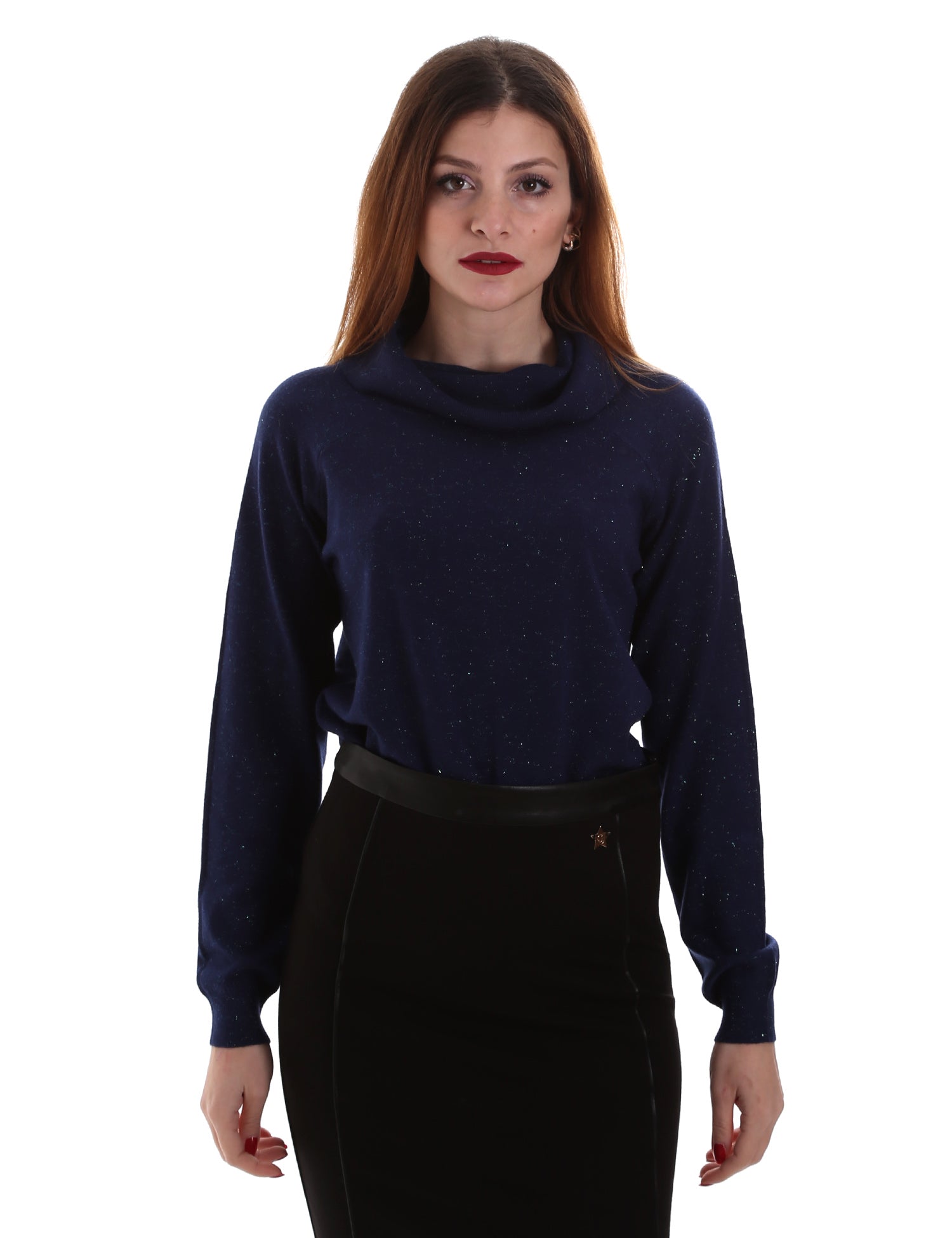 Maglie a collo alto Blu Gaudi Jeans