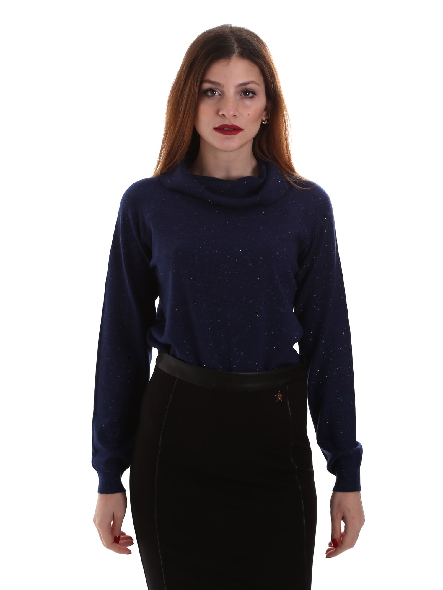 Maglie a collo alto Blu Gaudi Jeans