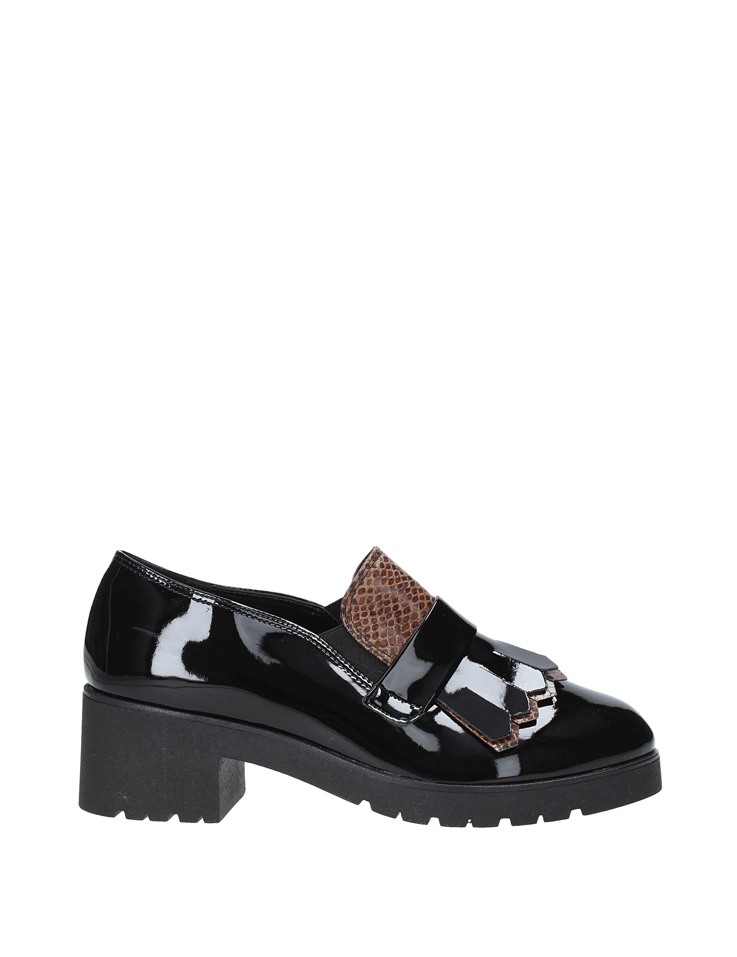 Mocassini Nero Pit Cuo Grace Shoes