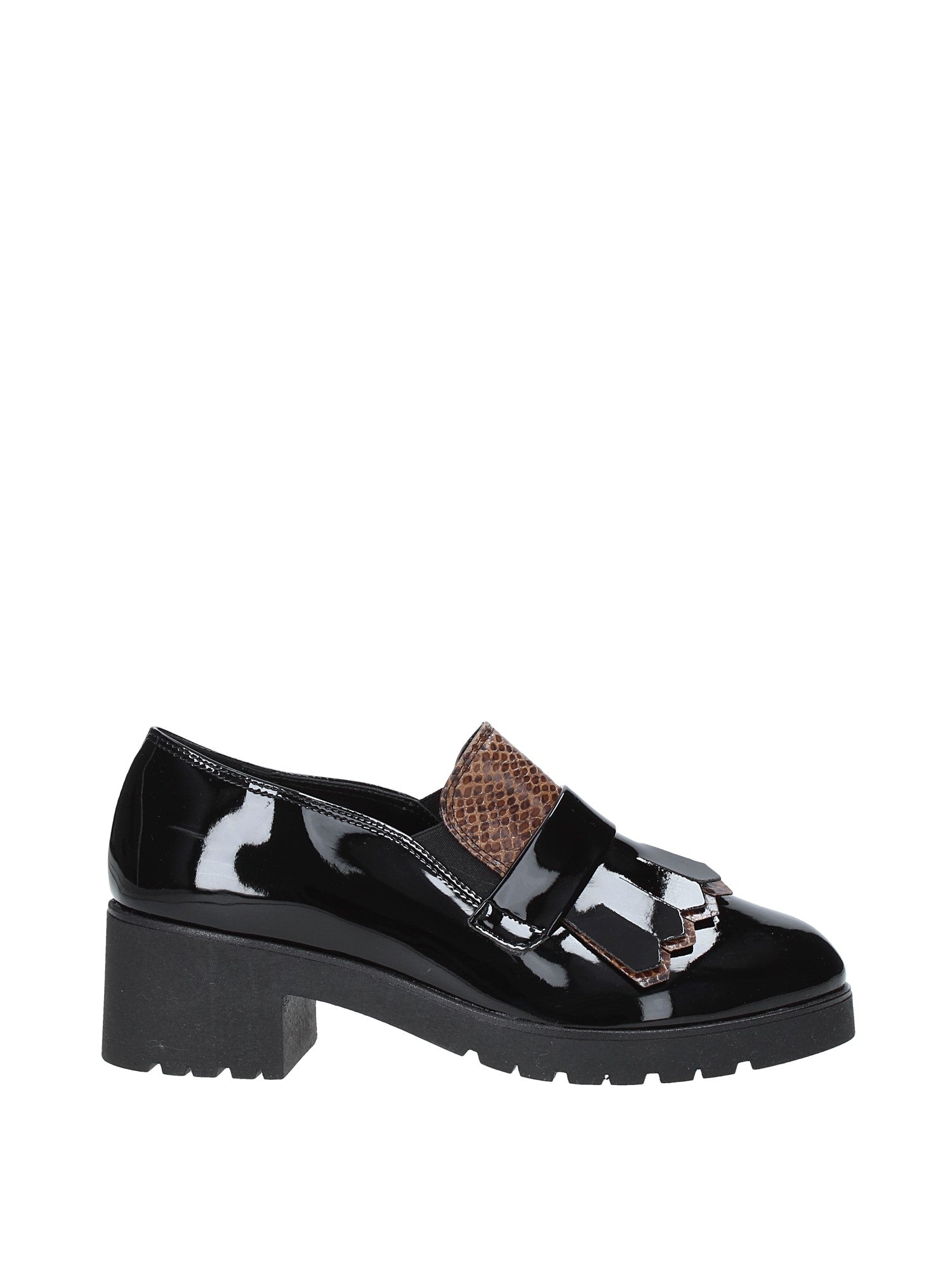 Mocassini Nero Pit Cuo Grace Shoes