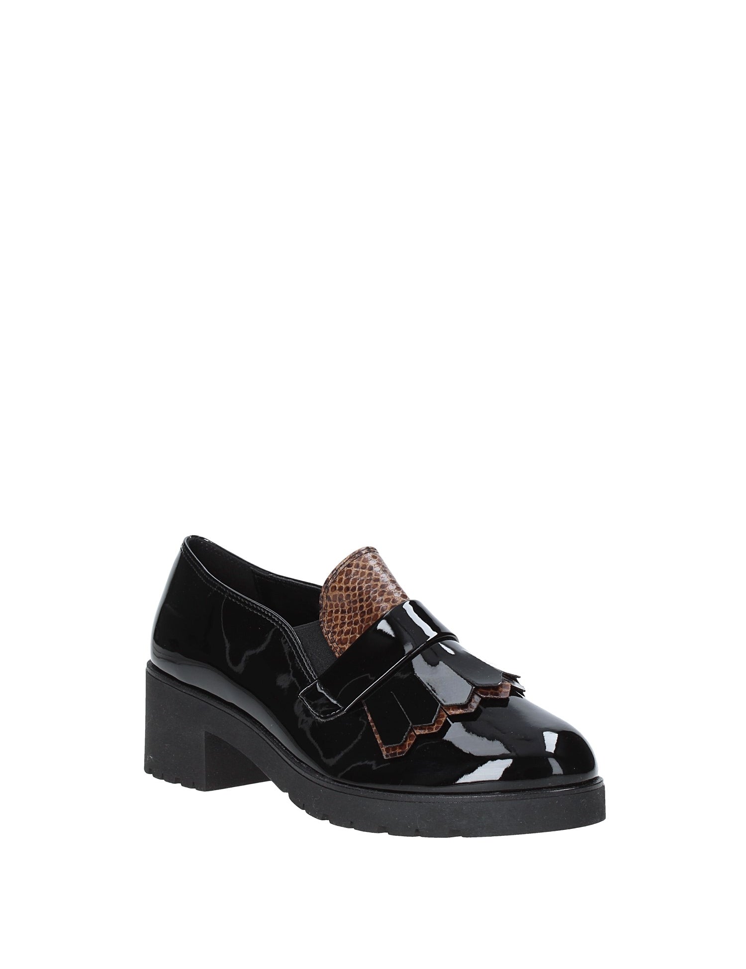 Mocassini Nero Pit Cuo Grace Shoes