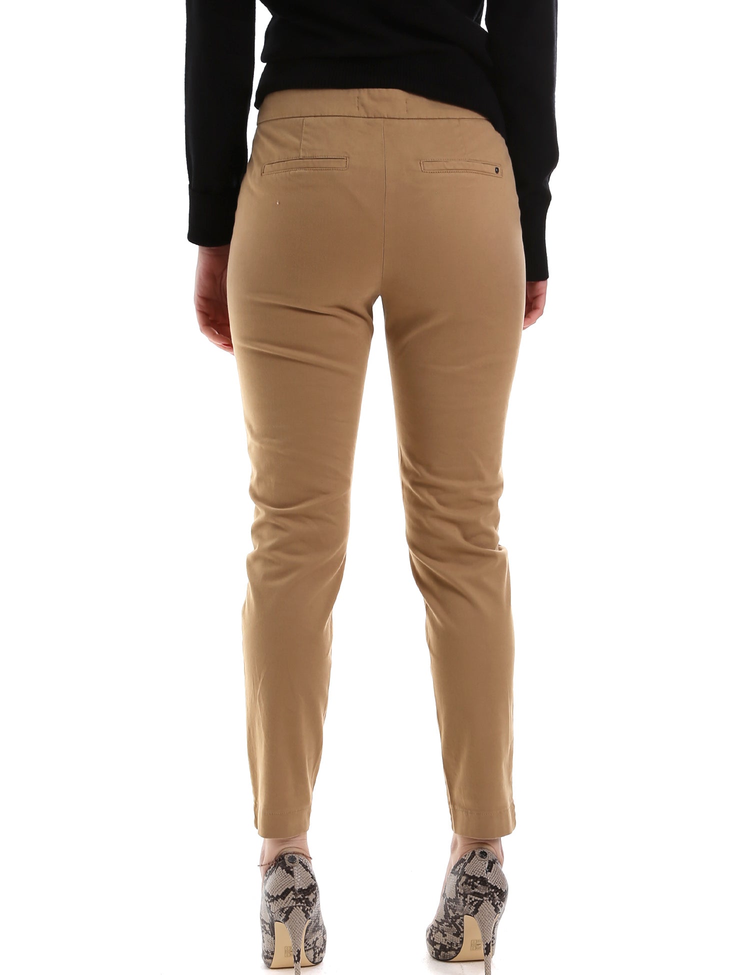 Pantaloni Marrone Nero Giardini