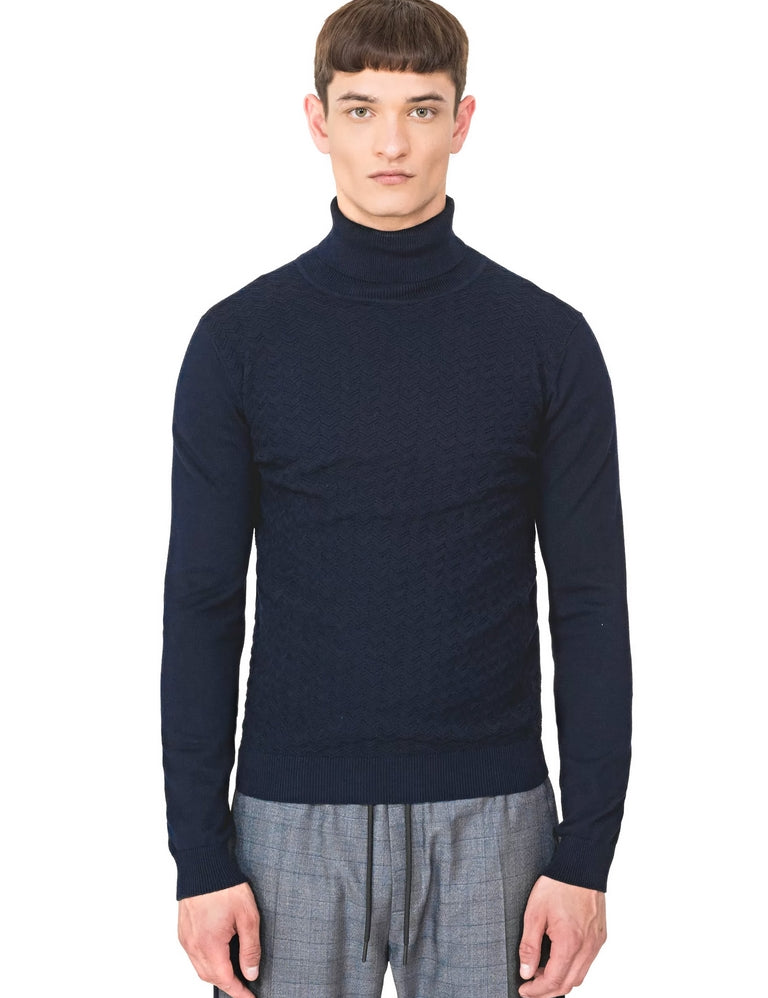 Maglie a collo alto Blu Antony Morato