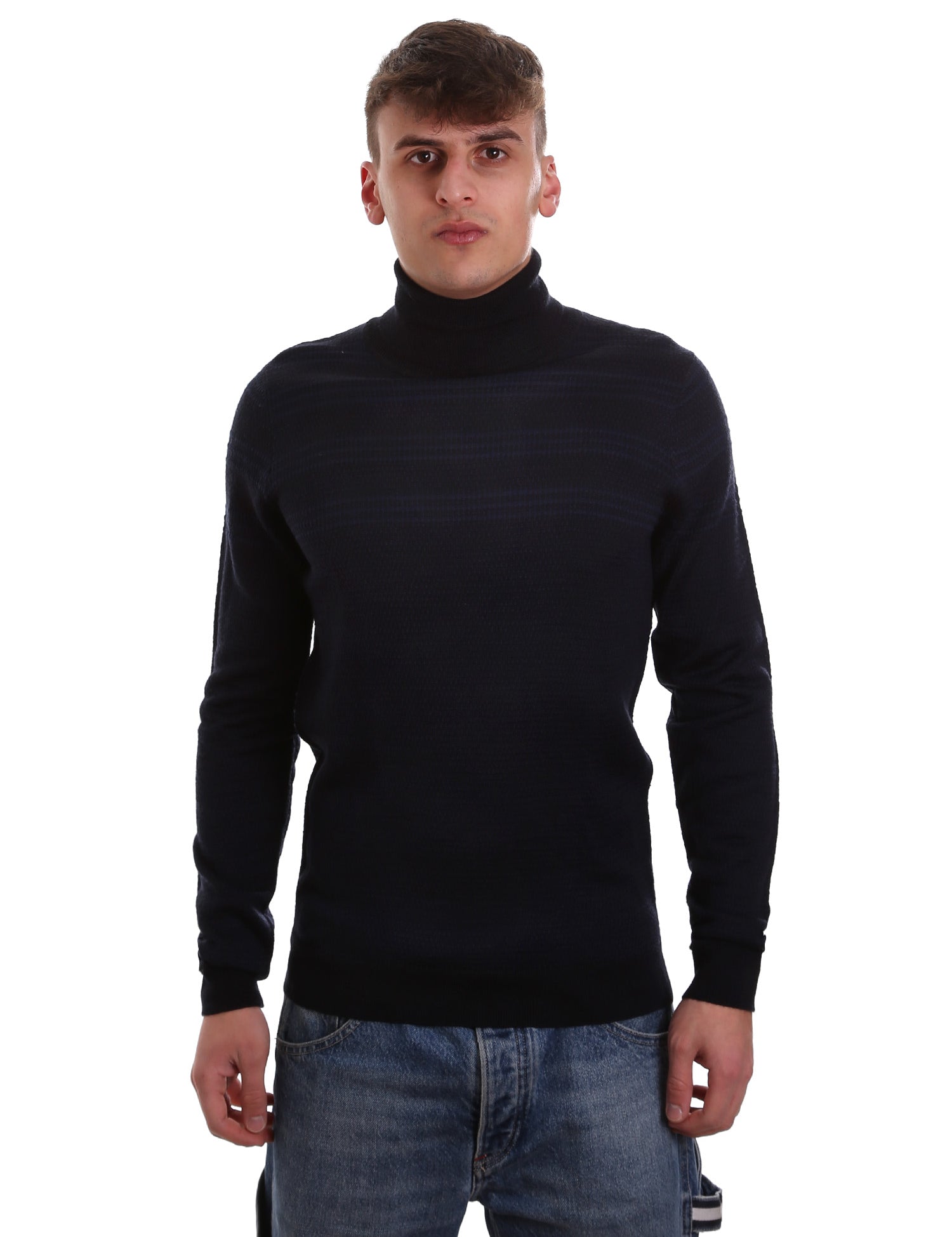 Maglie a collo alto Blu Antony Morato