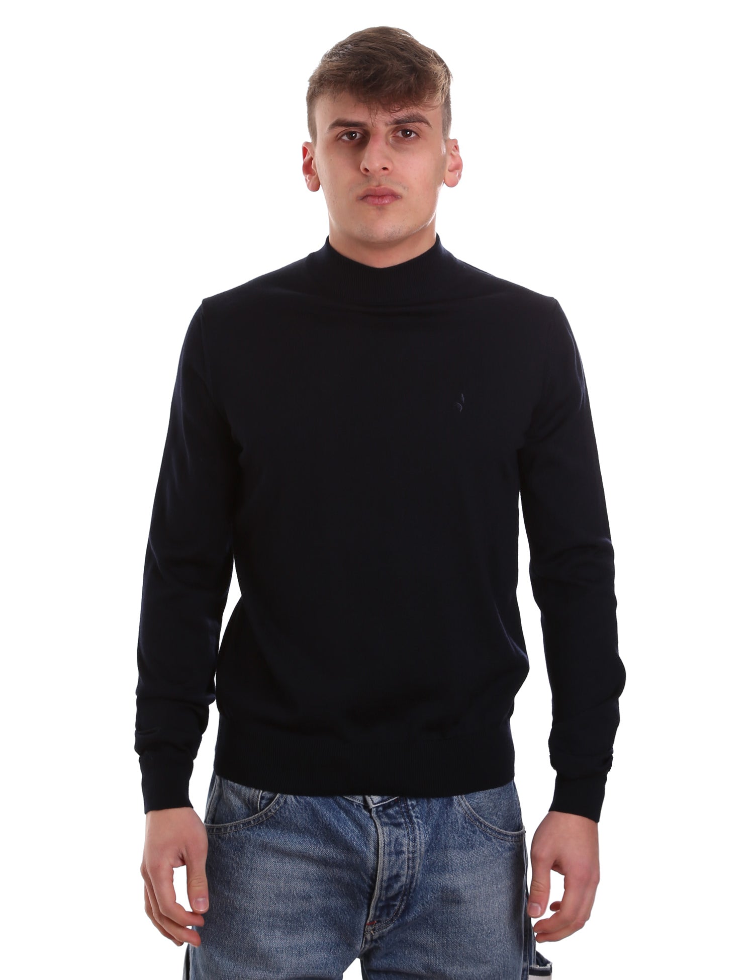 Maglie a collo alto Blu Navigare