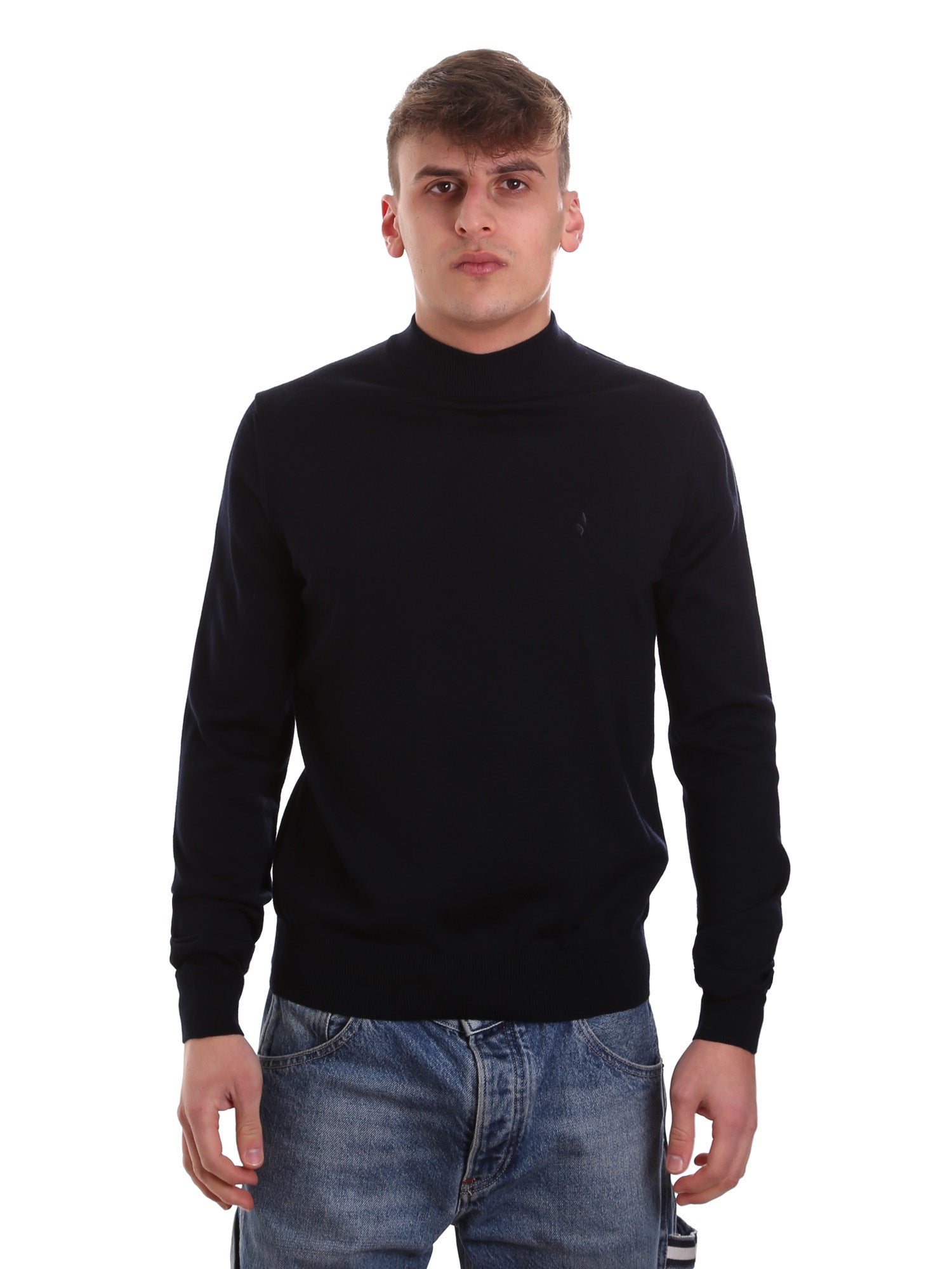 Maglie a collo alto Blu Navigare