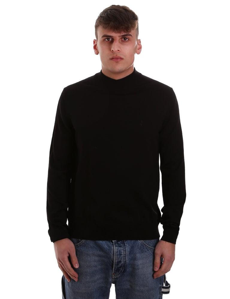 Maglie a collo alto Nero Navigare