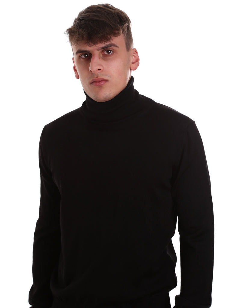 Maglie a collo alto Nero 020 Navigare