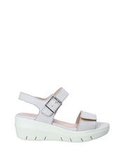 Sandali zeppa Bianco Grunland