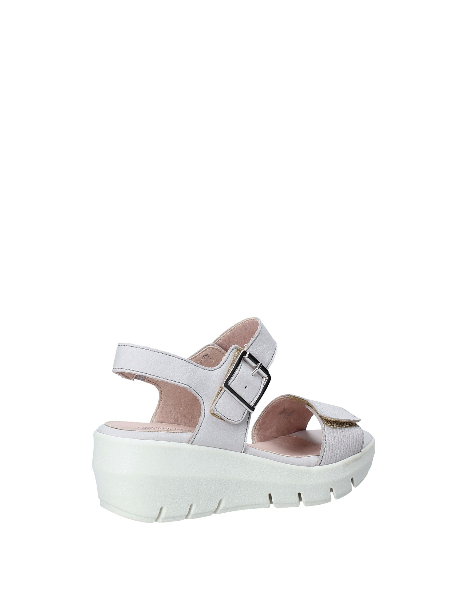 Sandali zeppa Bianco Grunland